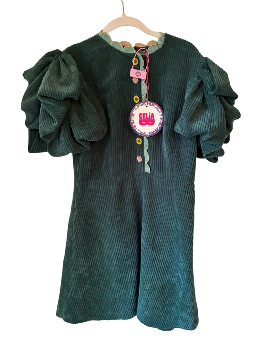 Celia B Alani Corduroy Mini Dress NWT Large - Picture 2 of 8